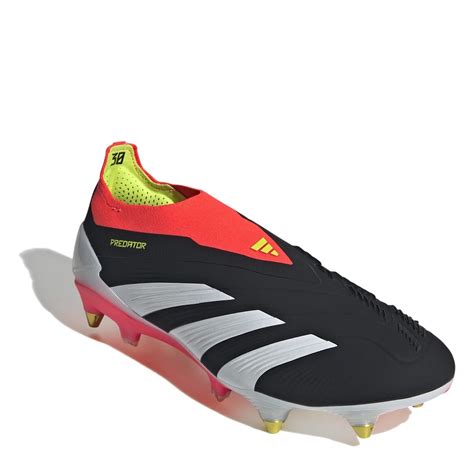 laceless soft ground football boots.